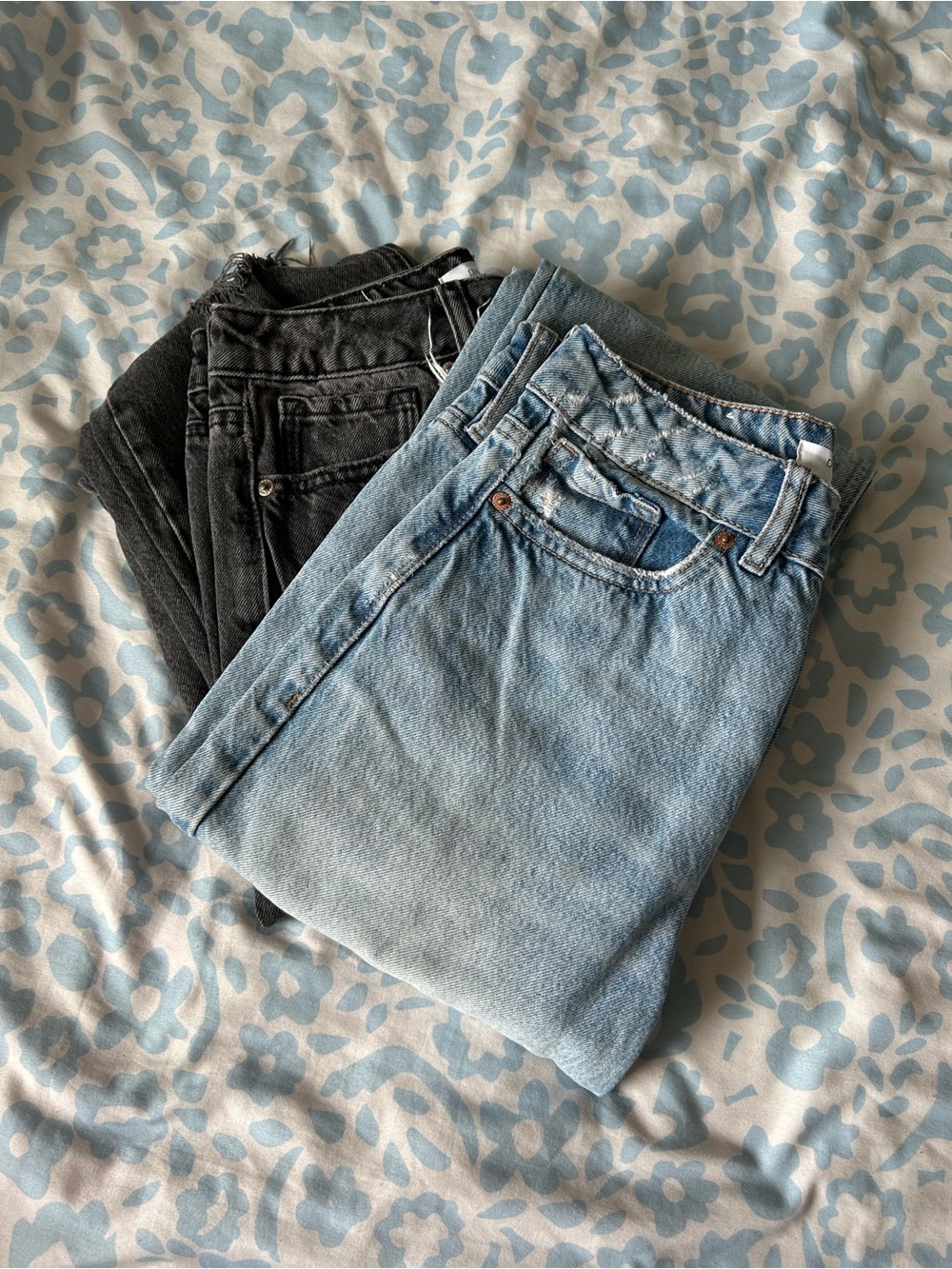 Dynamite Gisele Women's Gray/ Blue High-Rise Jeans